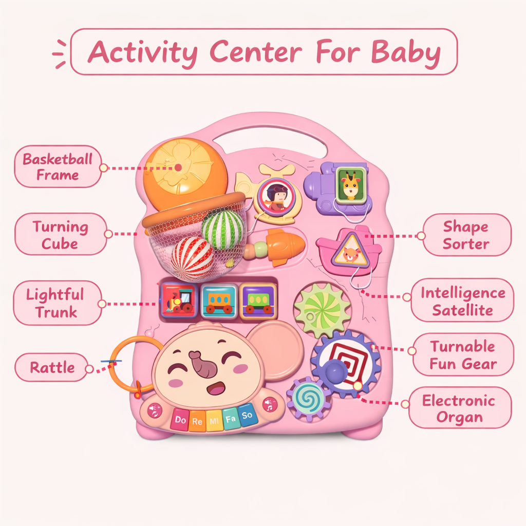 Baby Walker and Activity Center 3 in 1 for Girl
