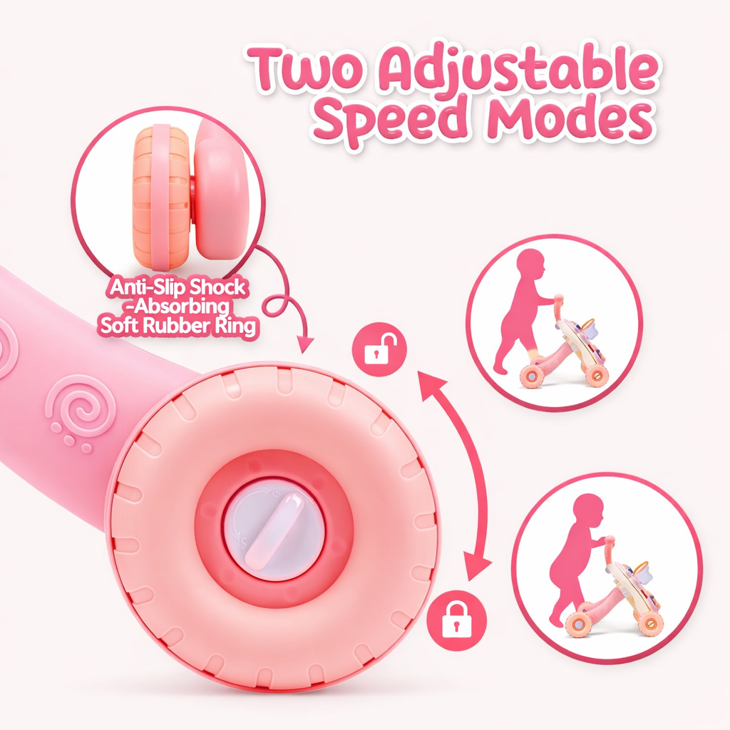 Baby Walker and Activity Center 3 in 1 for Girl