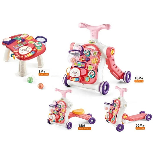 Baby Push Walker for Baby Girl 5 in 1